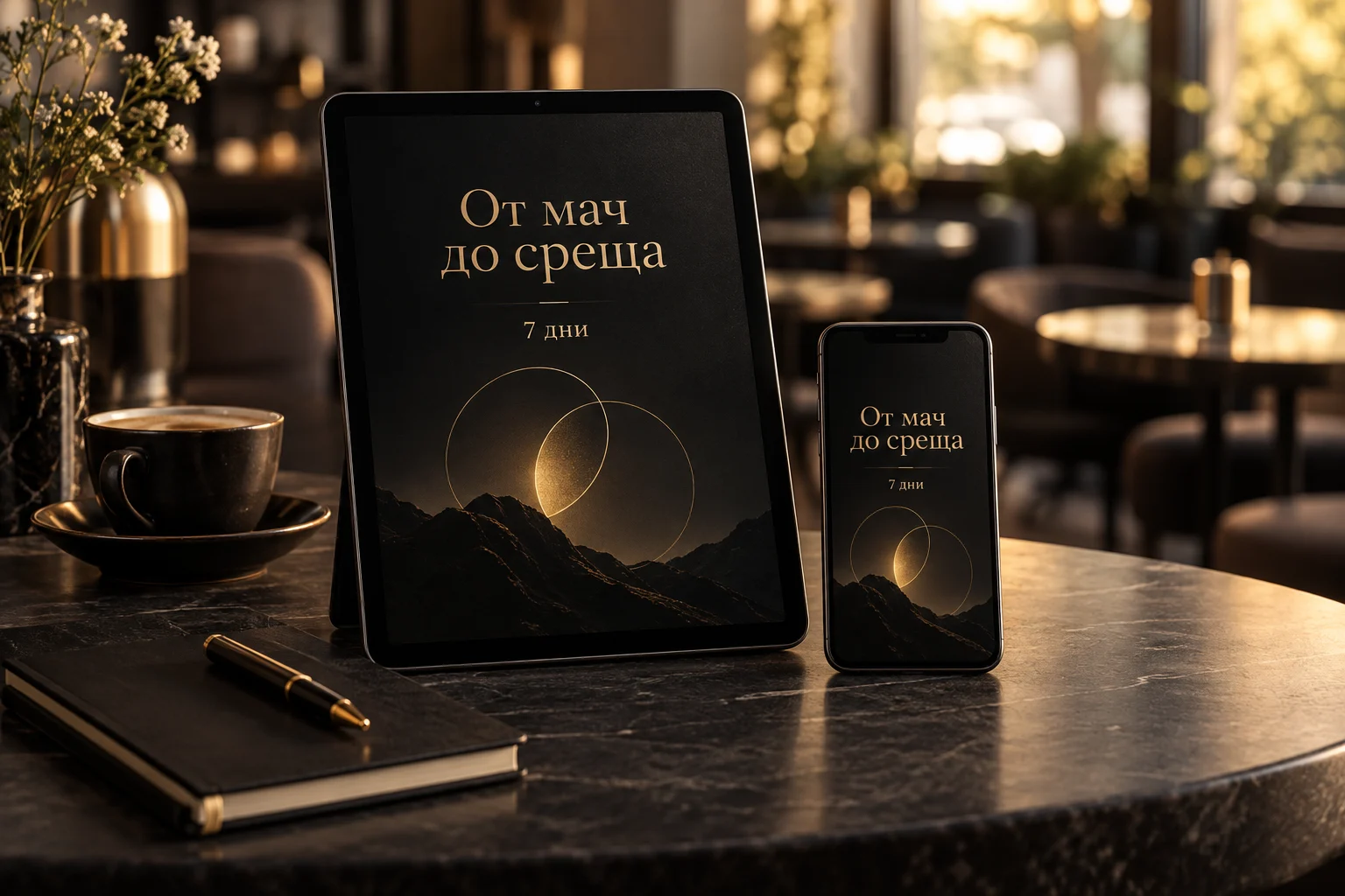 Визуализация на дигиталната програма От мач до среща върху таблет